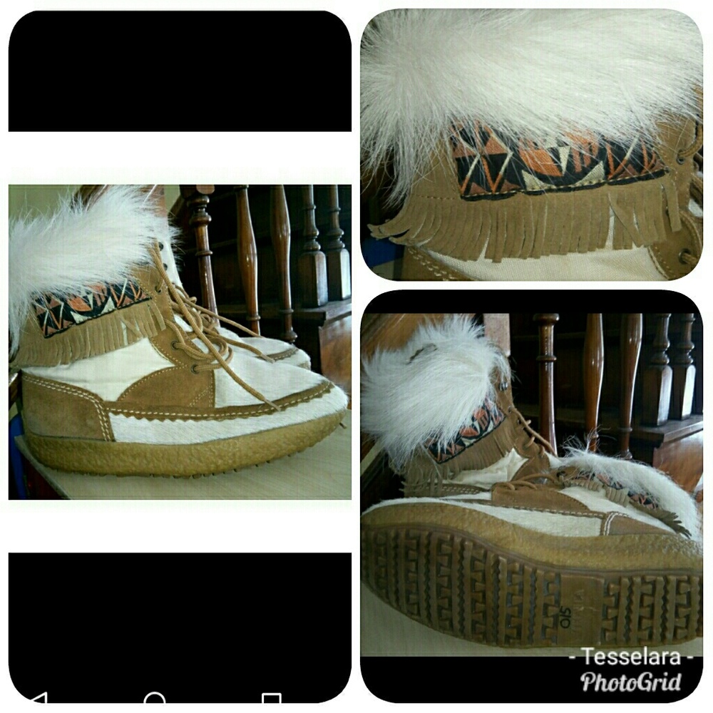 Tecnica Apres Ski Boots "Navajo White" sz 7